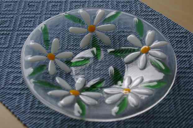 Daisy plate, oven/slumping techniques