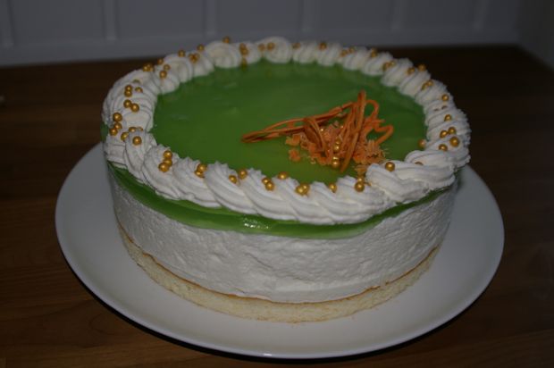 Lime cheesecake