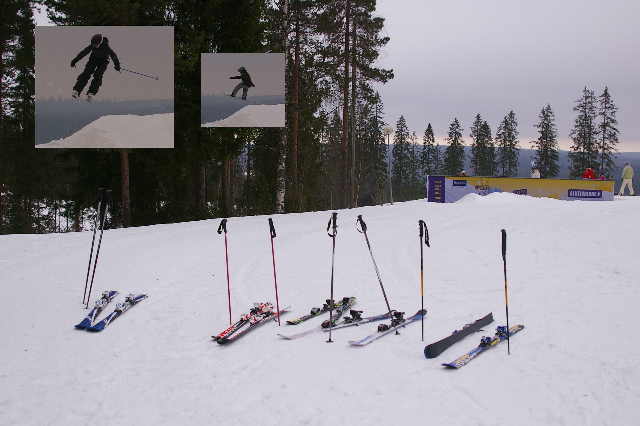 Ski-ing at nearby Sappee ski area